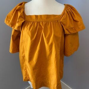 Toast short sleeve blouse Marigold sz 18